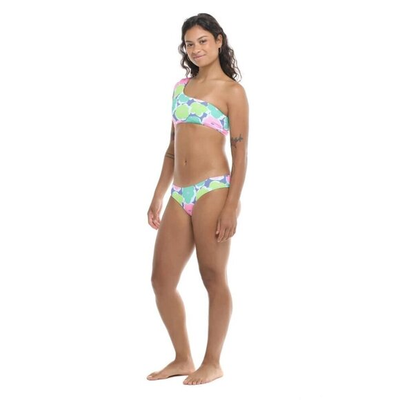 NWT Eidon floral print cap sleeve tankini & bikini bottom set, S - Picture 5 of 16